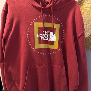 The North Face Men's Burgundy Hoodie